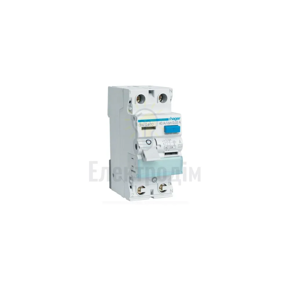 Дифреле (ПЗВ) 2P 40A 30mA A CDS240D QC 2298 