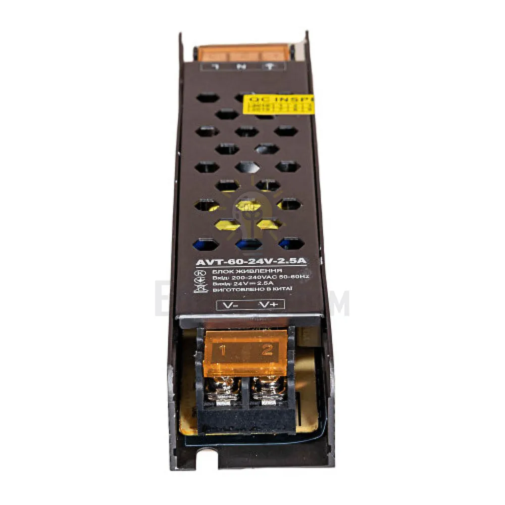 Блок  живлення AVT 24V IP20 2,5А - 60W 1021016  - фото 1