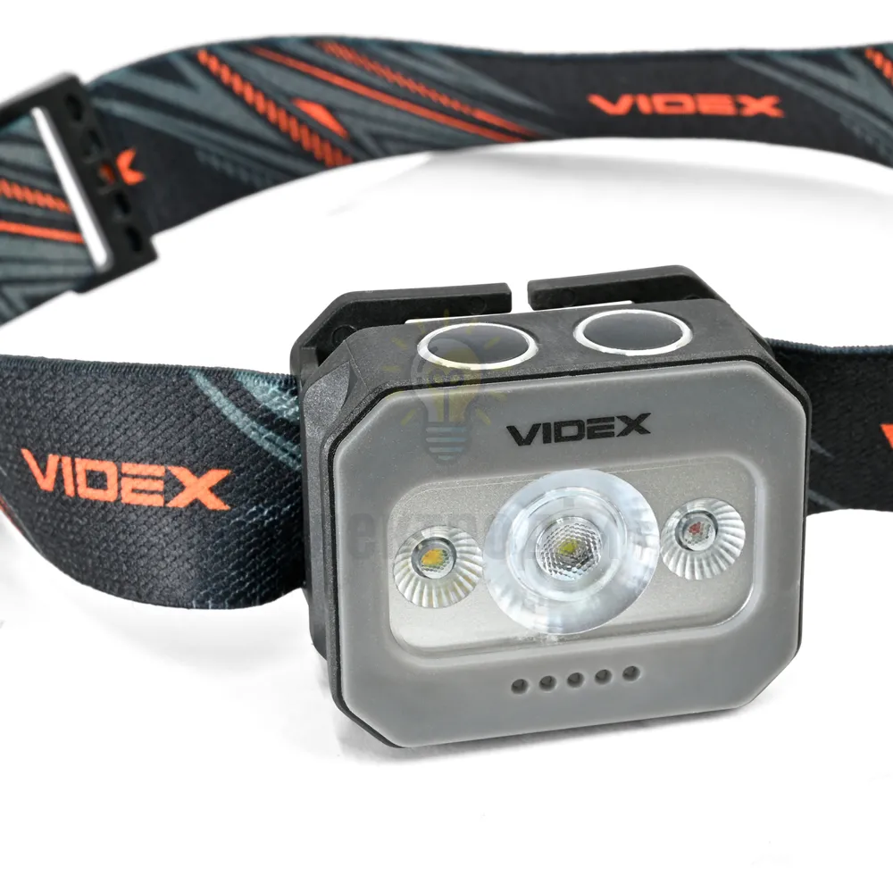 Налобний світлодіодний ліхтарик VIDEX VLF-H086 400Lm 3000K/5000K/RED (20шт/ящ) VLF-H086  - фото 15