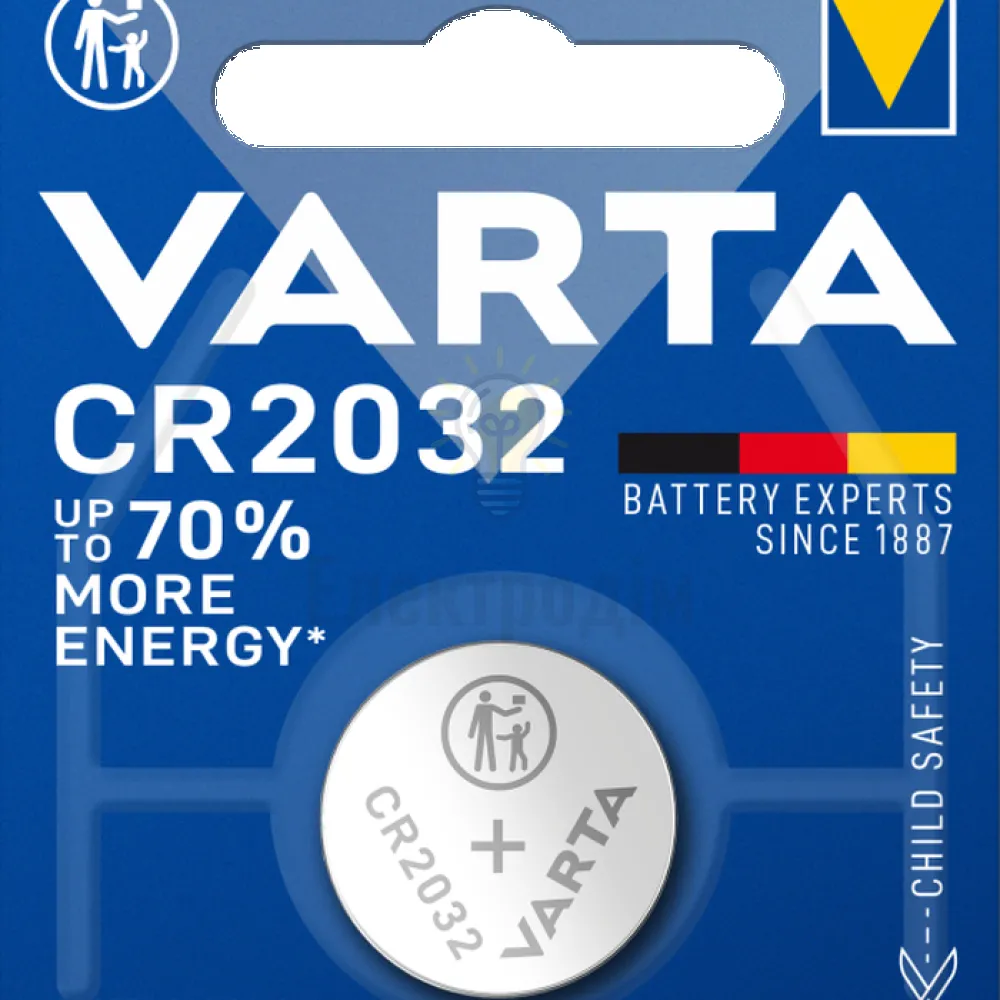 Батарейка VARTA CR 2032 (блістер-1 шт.) 6032101401 