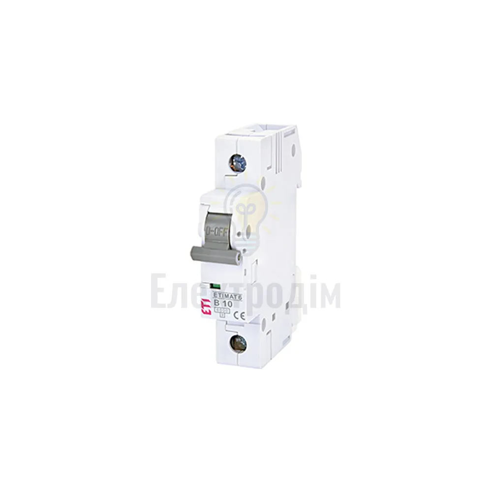 Авт. вимикач ETIMAT 6 1p B 10А (6 kA) 2111514 