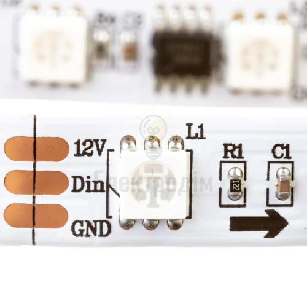 AVT AVT-03-300RGB TM1903-12V Світлодіодна стрічка Smart smd5050 1017955  - фото 3