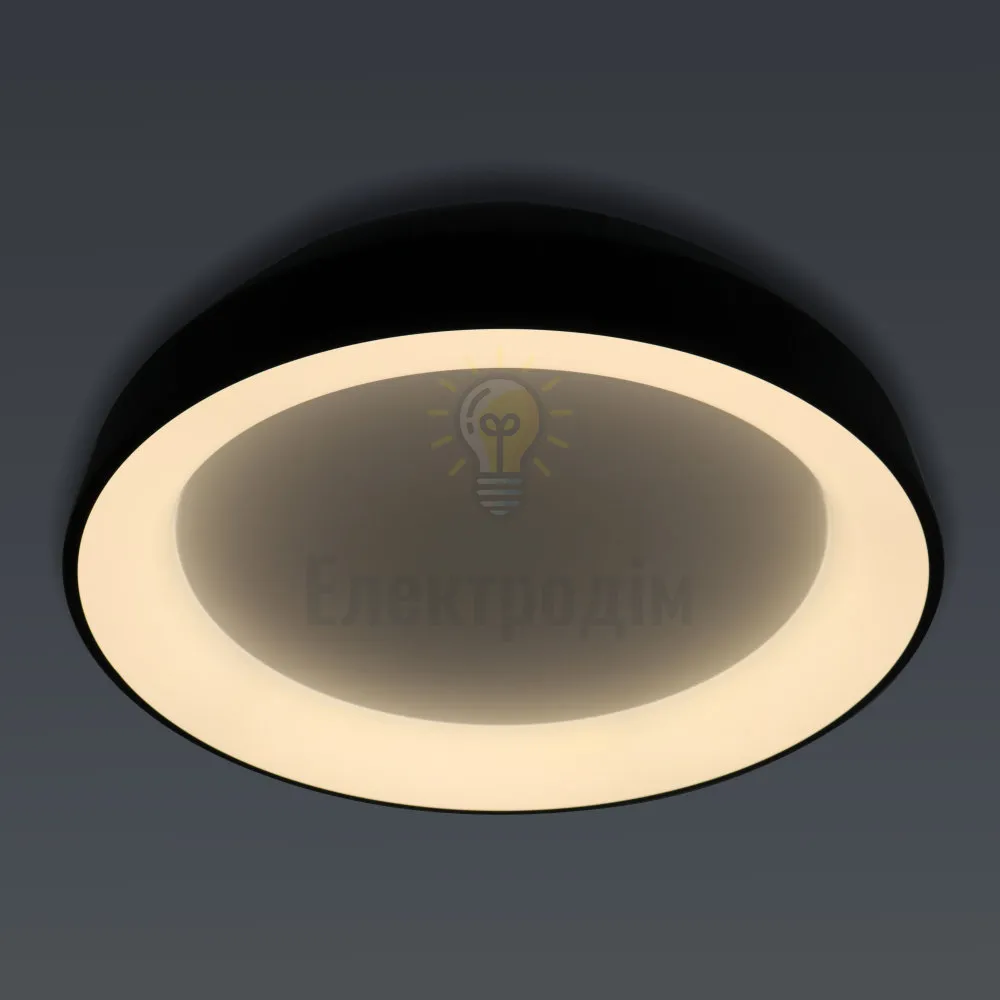 LED світильник VELMAX V-СL-VERONA-R-Bl, max 40W*2, 2700K-6500K, пульт ДК, чорний, 230V 23-46-22  - фото 3