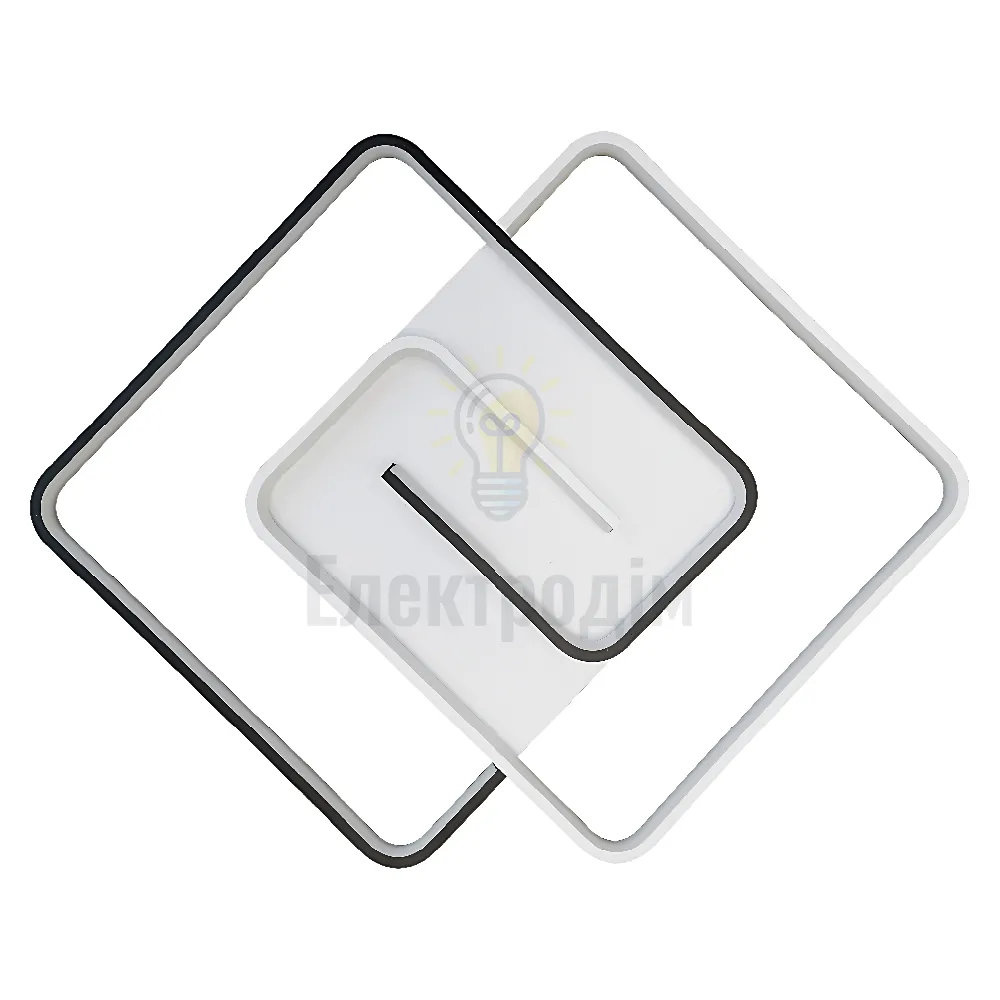 Violux LED світильник smart DOMINO VIOLUX квадрат 90W 3000-4000-5000K IP20 білий 220565  - фото 1