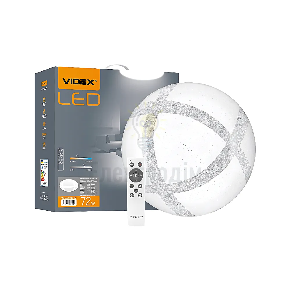 LED світильник функціональний круглий IDEX 72W 2800-6200K 220V VL-CLS1847-72 