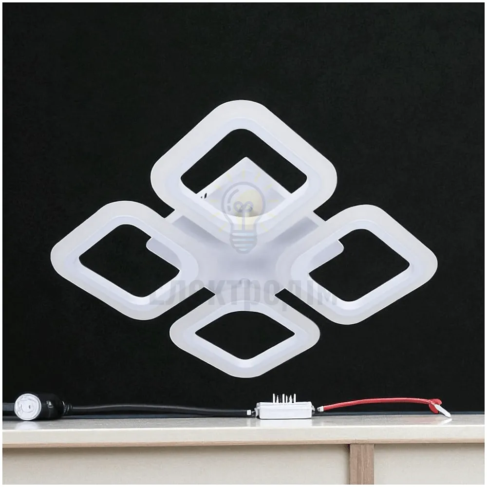 AL6550ARD 40W 4400Lm 5000K 355*355*70mm білий MATEO 80498 