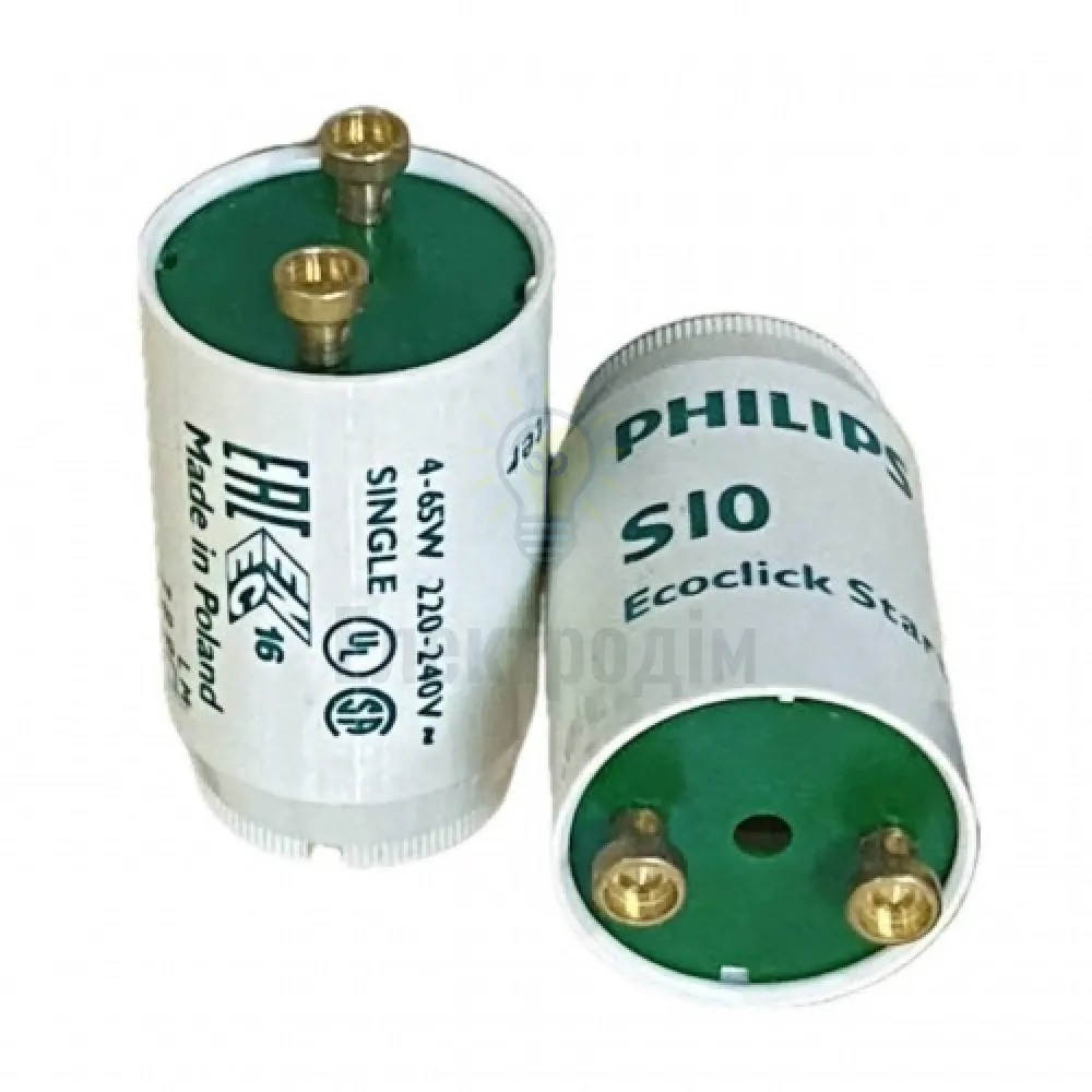 Стартер Philips  220V 4-65W S-10 S-10 