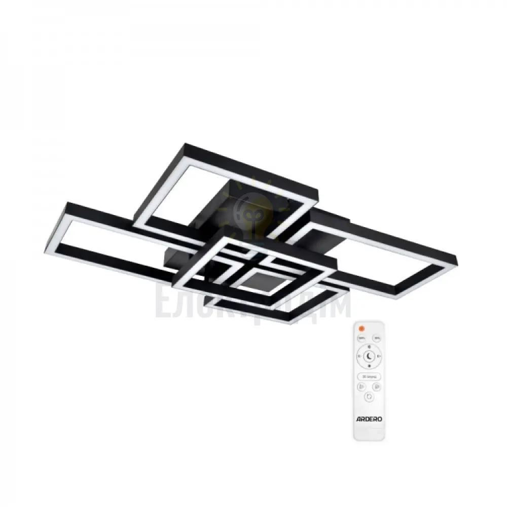 AL6495ARD 95W 2400Lm 3000K-6000K 710*490*95mm чорний URBAN B 80434 