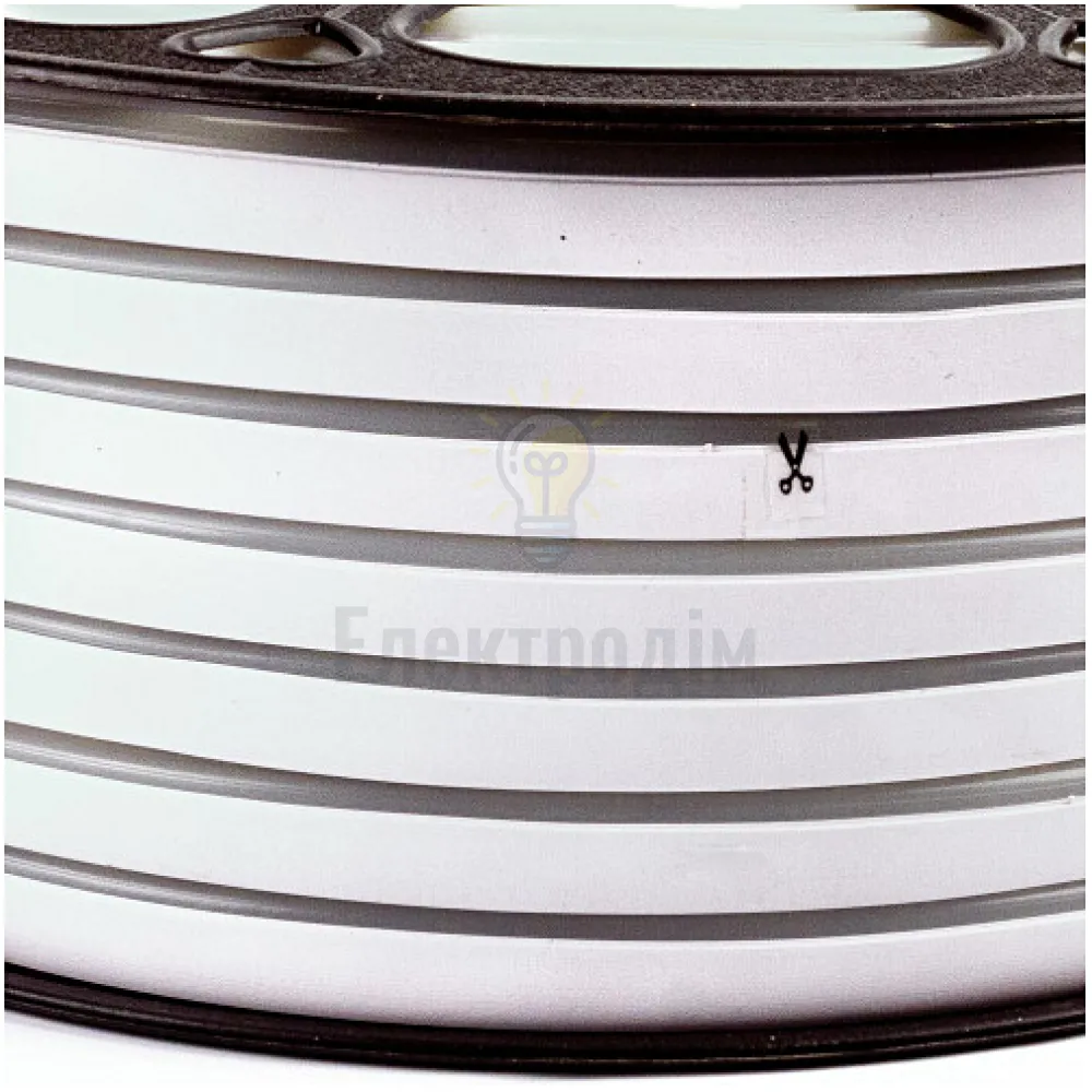 LED НЕОН Неонова стрічка світлодіодна біла нейтральна 12V 6х12 AVT-smd2835 120LED/м 13Вт/м IP65 1018080  - фото 2