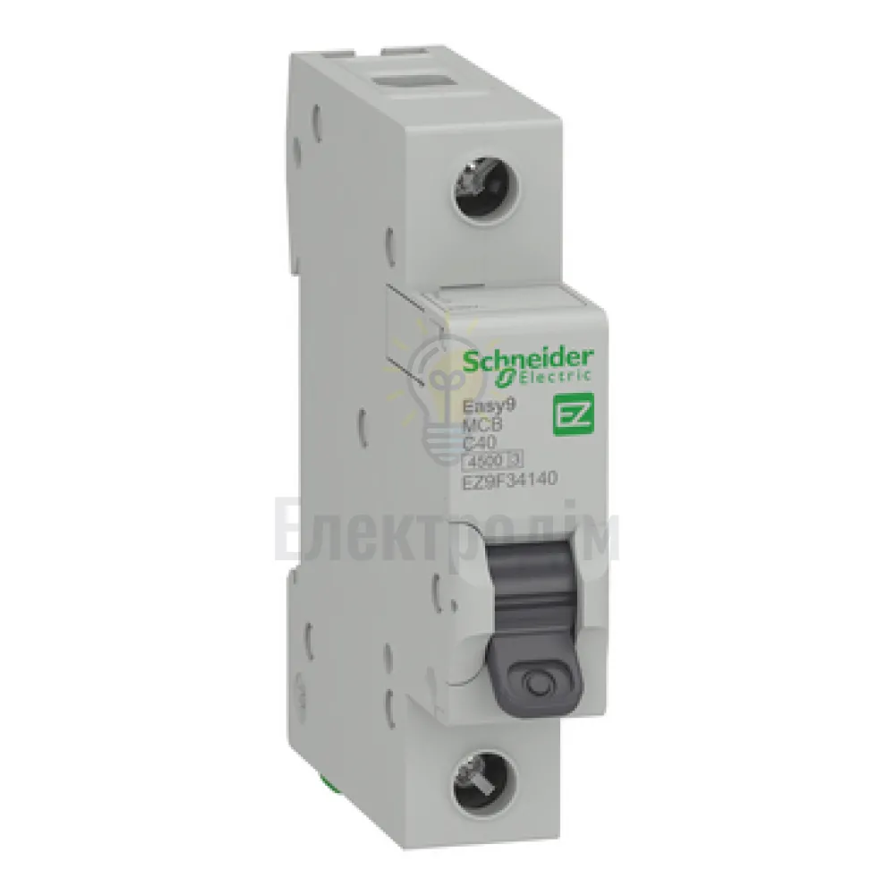 Автоматичний вимикач Schneider Electric EASY9 1P C 40А EZ9F34140 