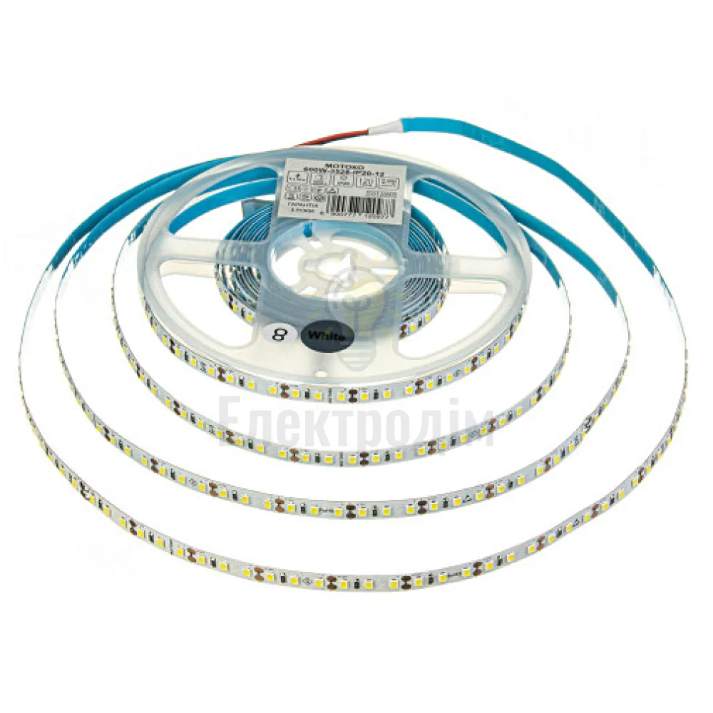 MOTOKO 600NW3528-12 (4000K-4500K) Світлодіодна стрічка smd3528 - подвійна щільність 1018558  - фото 1