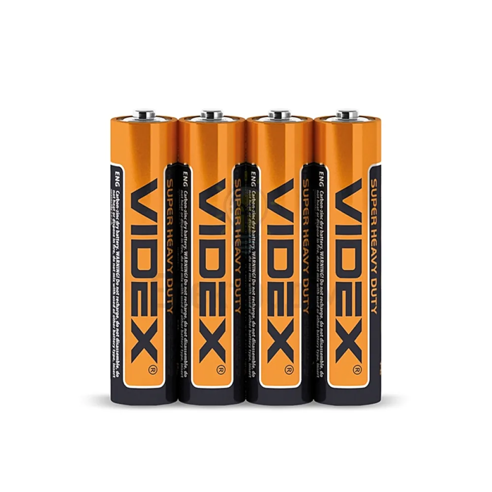 Батарейка Videx солевая R03P/AAA (4шт.) R03P/AAA 4pcs S 