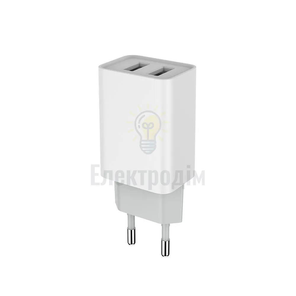 Зарядний пристрій мережевий 2USB 2,1А 10W білий ColorWay CW-CHS015-WT CW-CHS015-WT  - фото 5