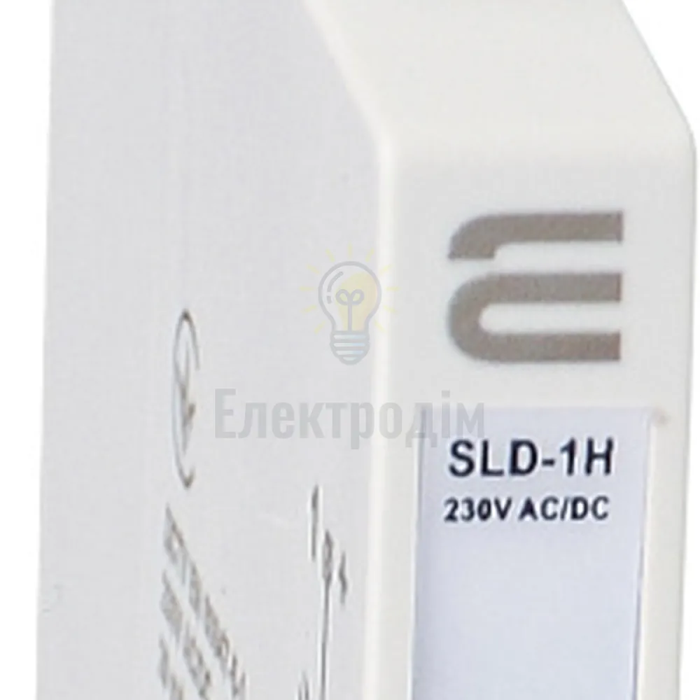 Модульний сигнальний індикатор 9mm 230V AC/DC SLD-1H зелений A0140030002  - фото 1
