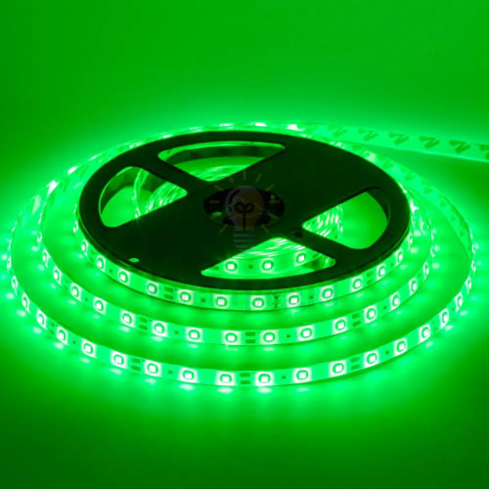 MTK Світлодіодна стрічка зелена 12V smd2835 60LED/м IP20 1011996 