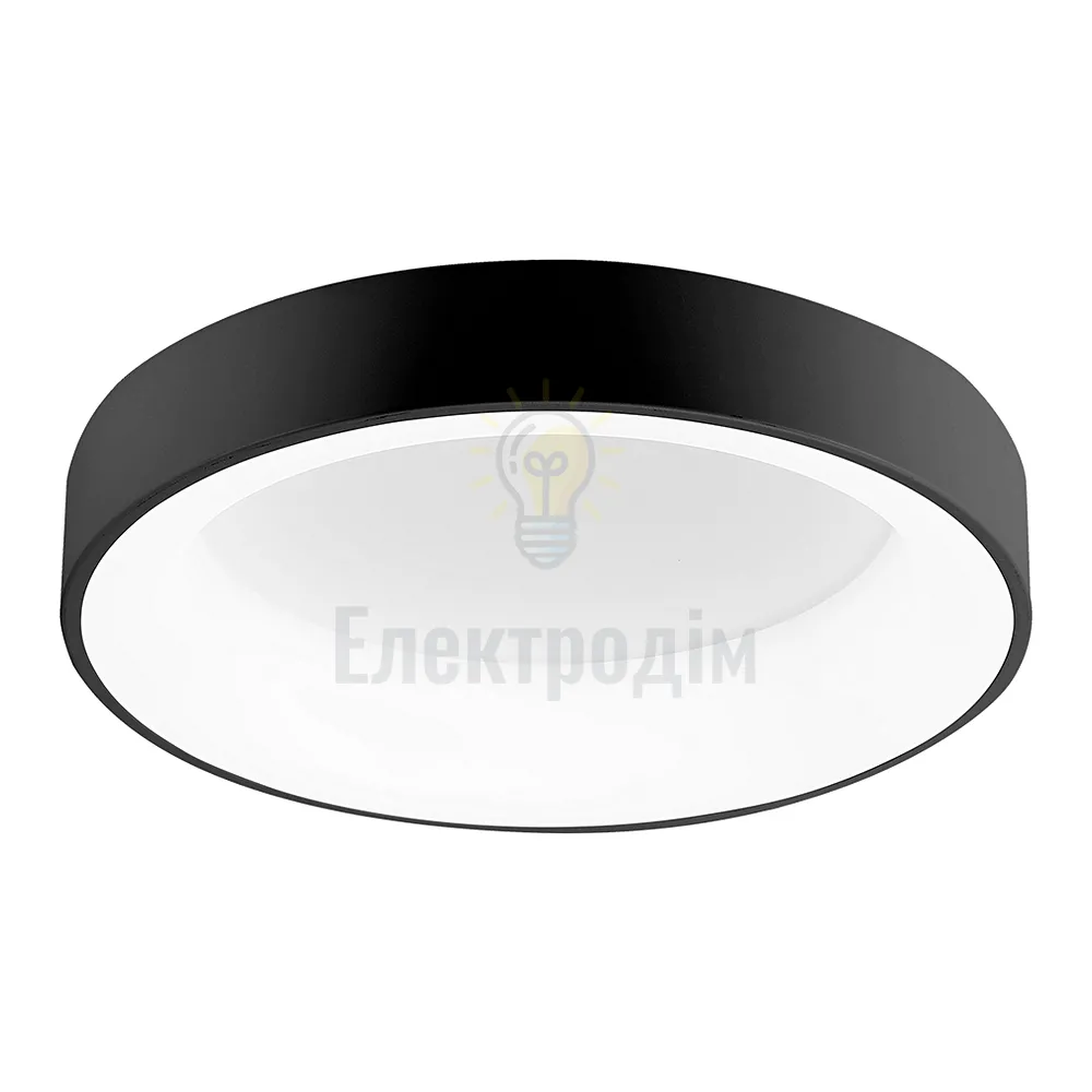 LED світильник VELMAX V-СL-VERONA-R-Bl, max 40W*2, 2700K-6500K, пульт ДК, чорний, 230V 23-46-22 