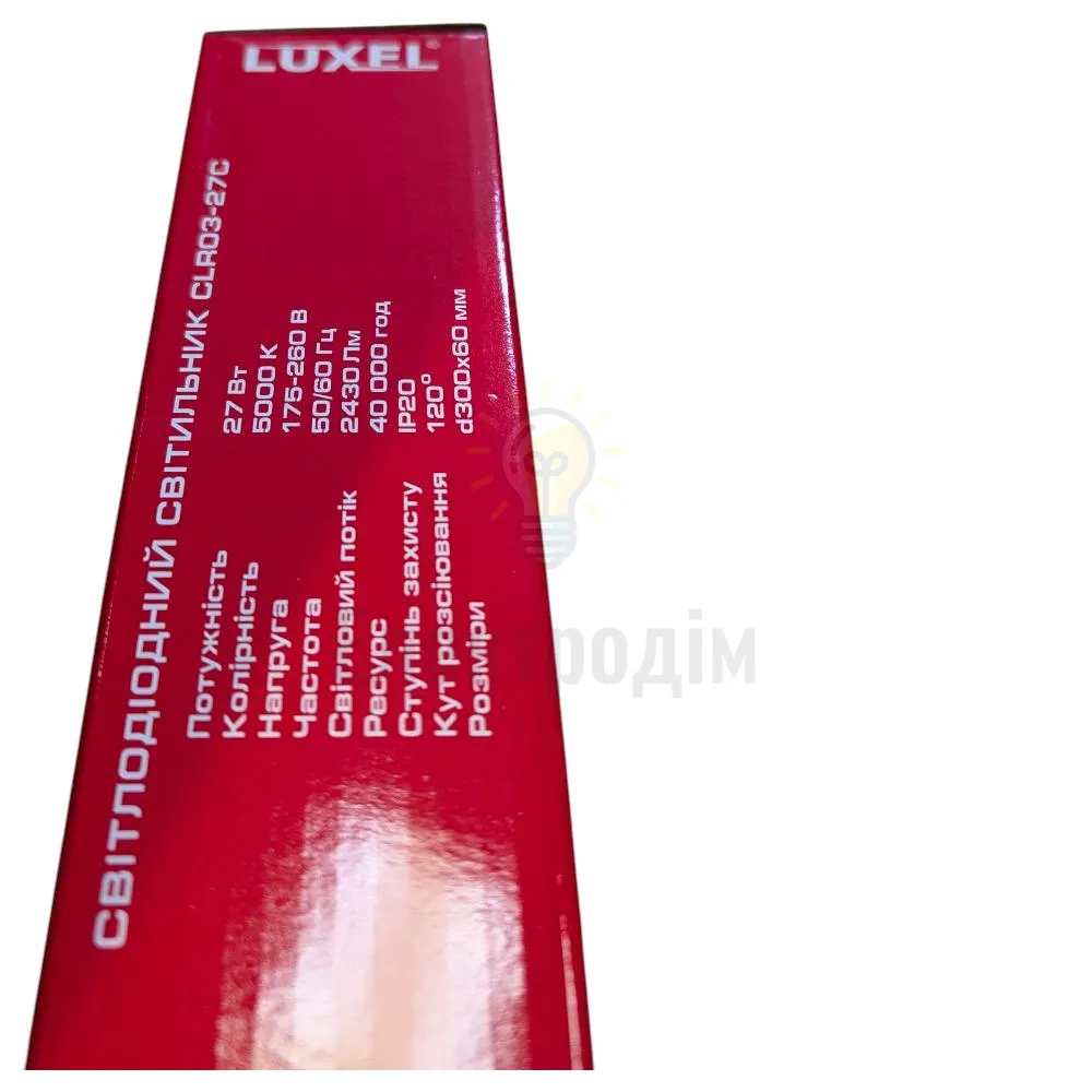 LED Світильник 27 Вт 5000К  IP20 CLR03-27C  - фото 1