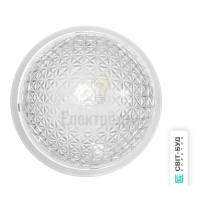 Світильник, пластик, білий, Е27, 40W, 235х80мм, IP20, (Е-006) 36-12-46 — купити в Електродім