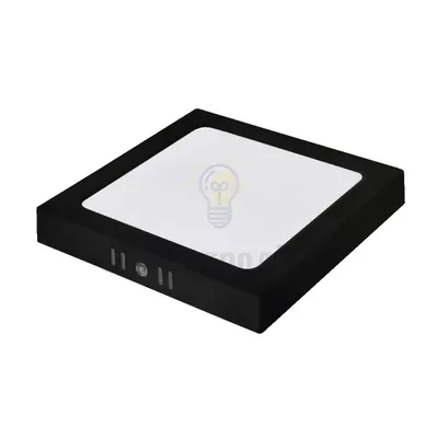 Світильник накладний LED 18W 3CCT 1660Lm ІР20 чорний квадрат 016-084-0018-020 — купити в Електродім