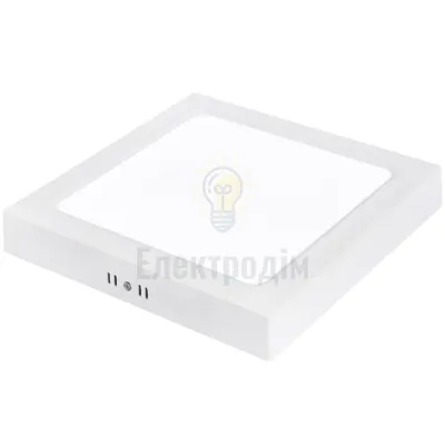 016-084-0036-010 Світильник накладний LED 36W 3CCT 3600Lm 160-265V 290*h32мм ІР20 білий квадрат 016-084-0036-010 — купити в Електродім