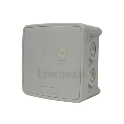 Коробка розподільча СКІМ 88х88х52 (K85-0) сіра ІР54 (4/208шт) B1102017 — купити в Електродім