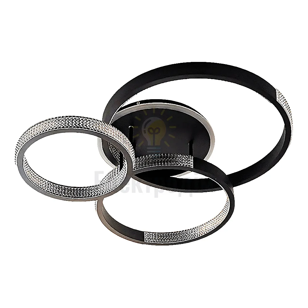 LED світильник VELMAX V-CL-ELEGANCE-R, 2*45W, 3000K-6500K, 5400Lm, пульт ДК 23-46-74 