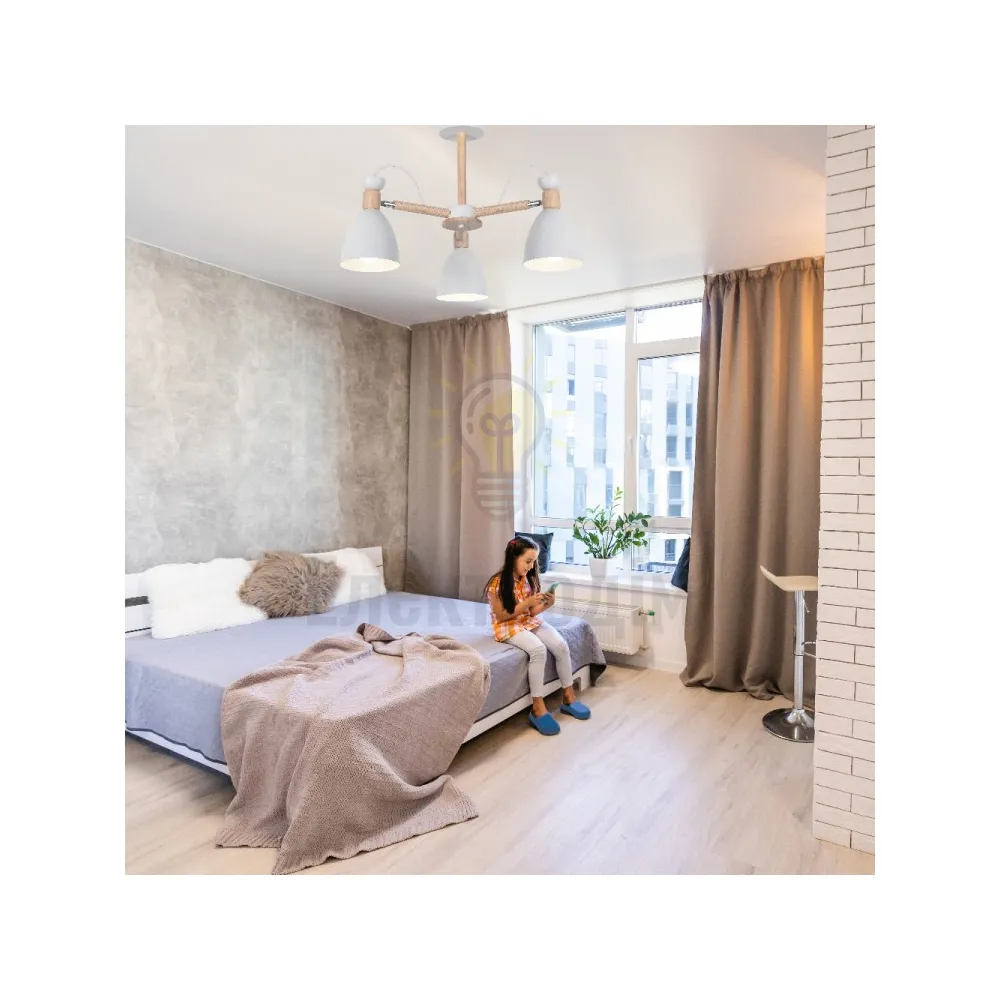 AL6193-1ARD 3*E27*40W 650*430mm білий SCANDY 80100  - фото 3