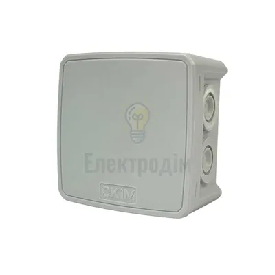 Коробка розподільча СКІМ K85 88х88х52 сіра IP55 В1102006 — купити в Електродім
