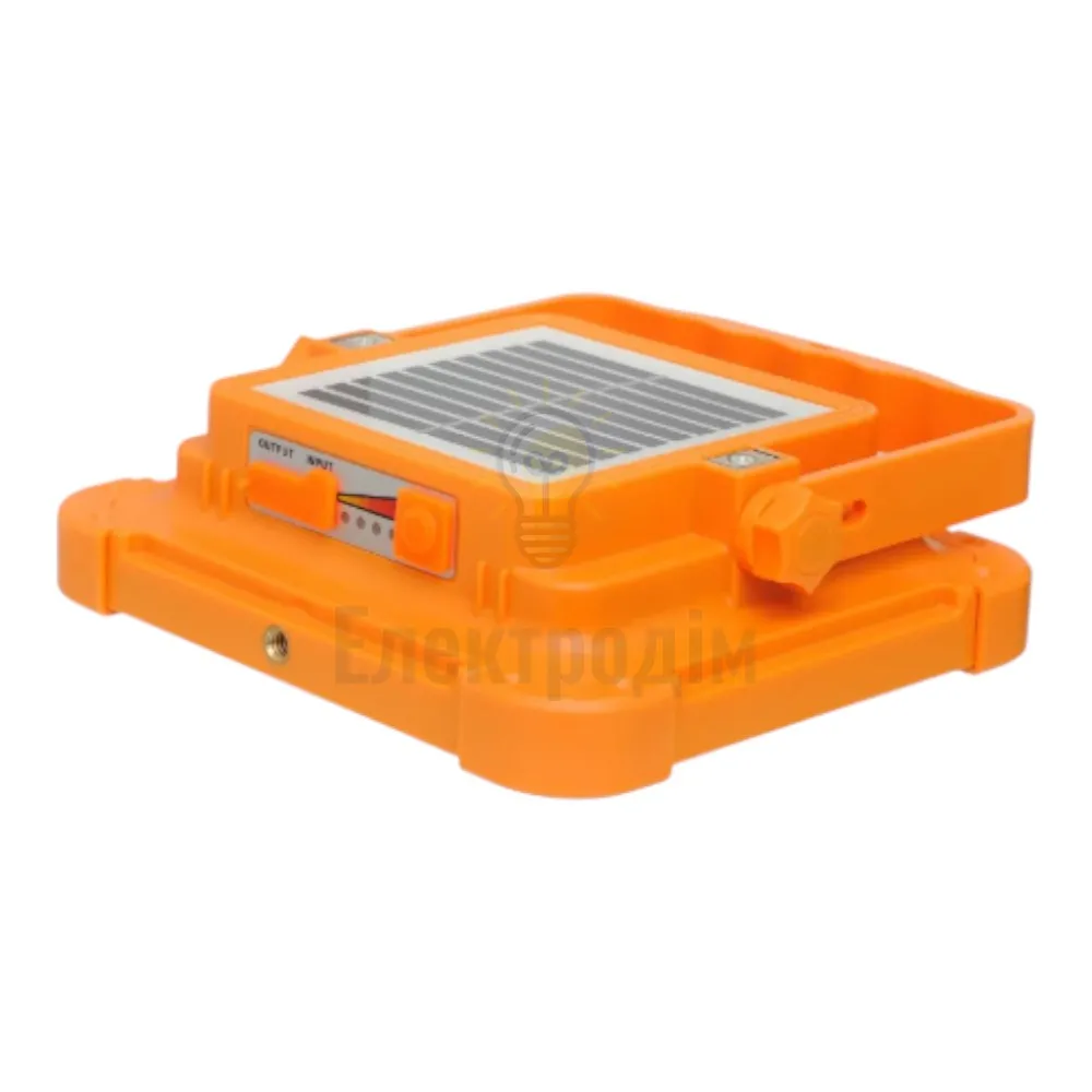 Прожектор LED переносний автономний з сонячною панеллю 20W IP65 SFLP-20  - фото 3