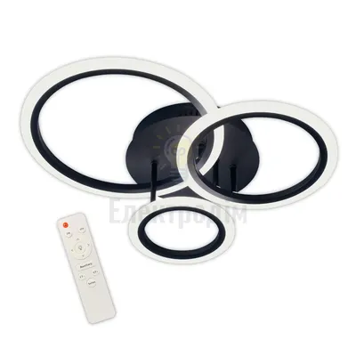 LED світильник VELMAX V-СL-NAOMI-R, max 45W, 3000K-6500K, 3000Lm, пульт ДК 23-43-32 — купити в Електродім