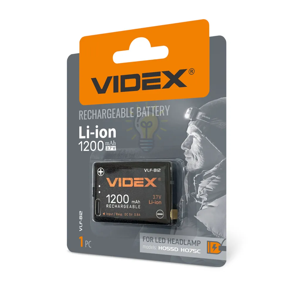 Акумулятор VLF-B12 Li-lon 1200mAh захист (бл-1шт) VLF-B12 