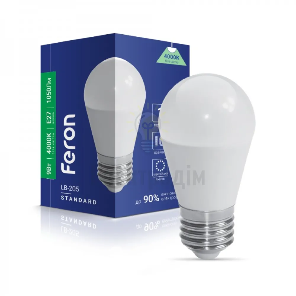 LB-205 G45  230V 9W 1050Lm  E27 4000K 40179 