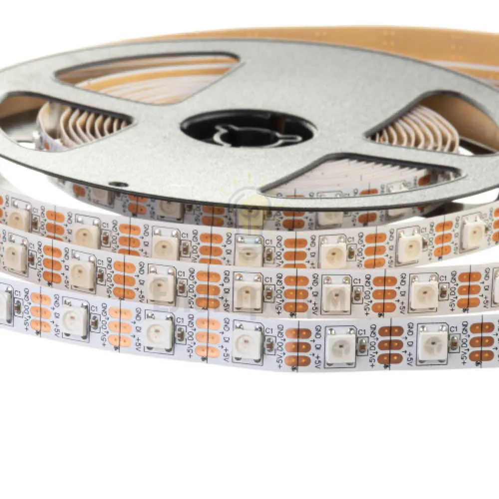 5 В Світлодіодна стрічка адресна AVT smd5050 WS2812B 60LED/м IP20 1017957  - фото 2