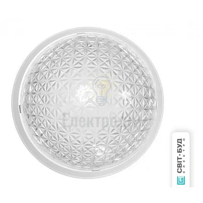Світильник, пластик, білий, Е27, 40W, 235х80мм, IP20, (Е-006) 36-12-46 — купити в Електродім