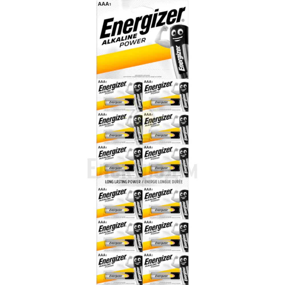 Батарейка Батарейка ENERGIZER ААА/LR03 Alk Power multiblister уп. 12шт ціна за 1 шт. 6548463 