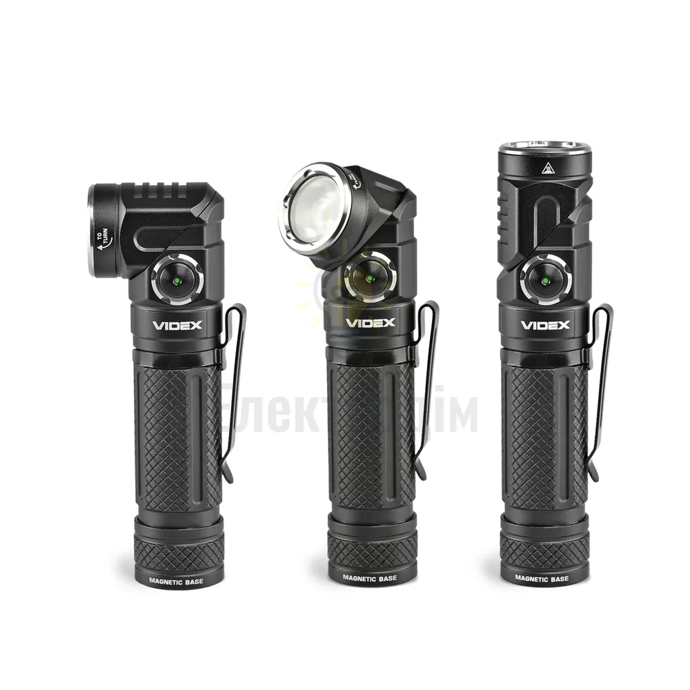 Портативний світлодіодний ліхтарик VIDEX 1000Lm 5000K VLF-A232R  - фото 7