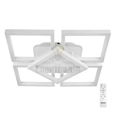 AL6491-1ARD 105W 6130Lm 3000K-6000K 500*500*95mm білий URBAN W 80937 — купити в Електродім
