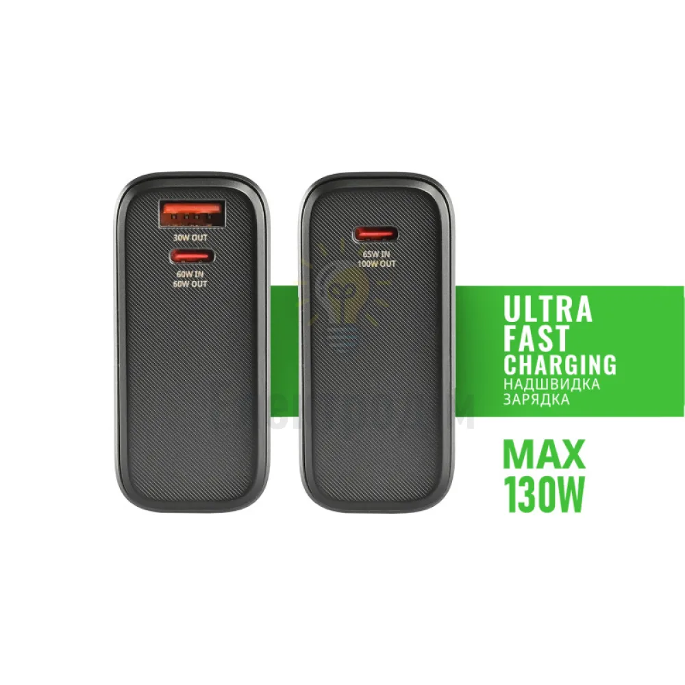 Повербанк 20000mAh VIDEX VPB-323 130W PD100W +Display VPB-323-B  - фото 5