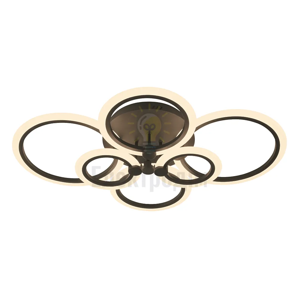 LED світильник VELMAX V-СL-NAOMI-R, max 120W, 3000K-6500K, 7700Lm, пульт ДК 23-43-34 