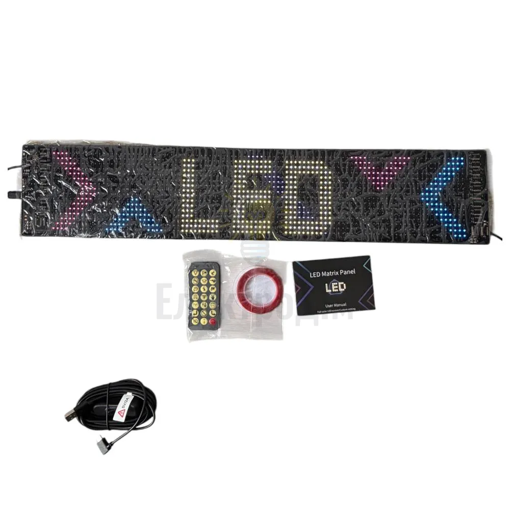 Екран № 2   16*96 LED  595x120mm 98011 