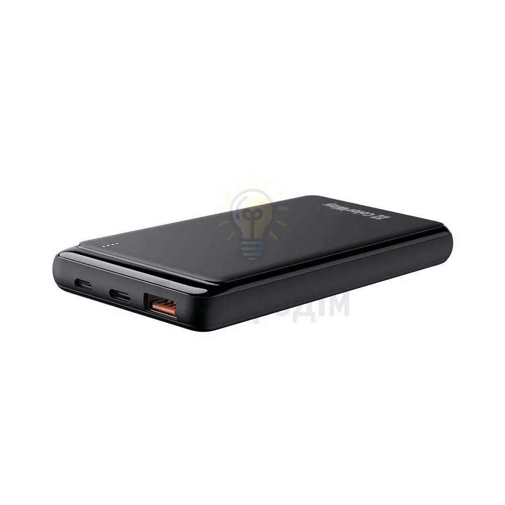 Павербанк УМБ ColorWay Power Bank 10 000 mAh Slim (USB QC3.0 + USB-C Power Delivery 18W) Black CW-PB100LPG3BK-PD)  - фото 13