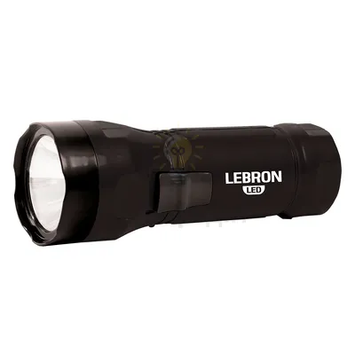 Lebron LED ліхтар ручний акумуляторний LEBRON L-HL-10, ABS, чорний, 1W, 250mAh 15-15-10 — купити в Електродім