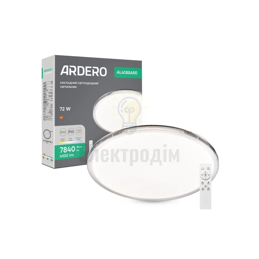 AL6088ARD 72W коло білий 4100Lm 3000-4000-6500K 460*65mm MODA SMART 80934 
