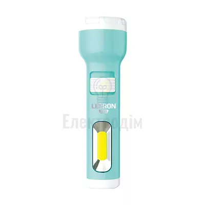 LED ліхтар ручний акумуляторний LEBRON L-HL-31, ABS, зелений, 1W + 1W COB, USB, 1200mAh Li-Ion 15-15-31 URSA — купити в Електродім