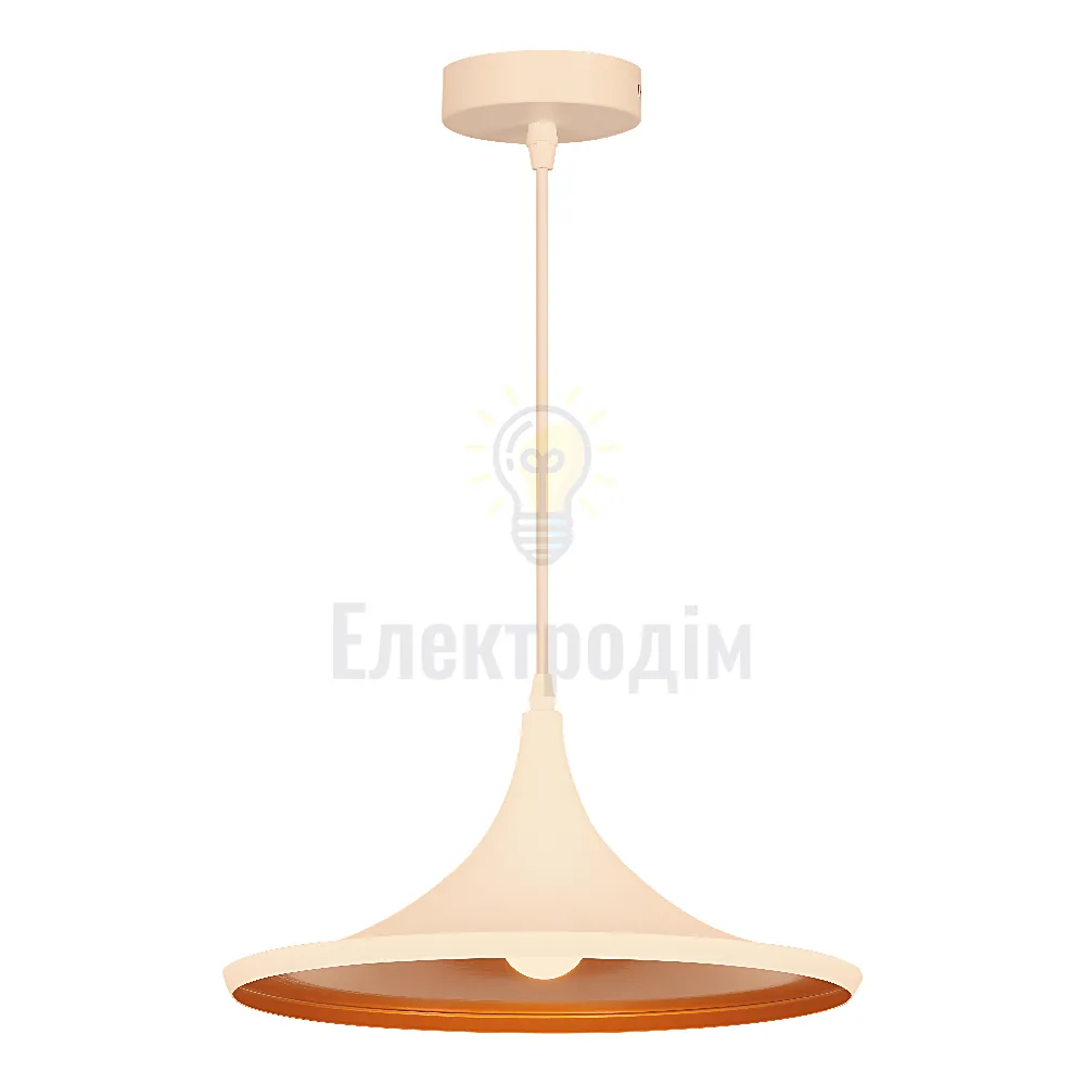 Світильник VELMAX V-CL-UFO-Wh-G, max 60W, E27, 220V 23-10-89 