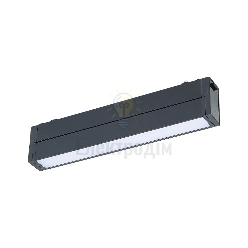 Світильник трековий магнітний Violux UST-LR 15W 1200Lm 4000К 48V чорний 320114 