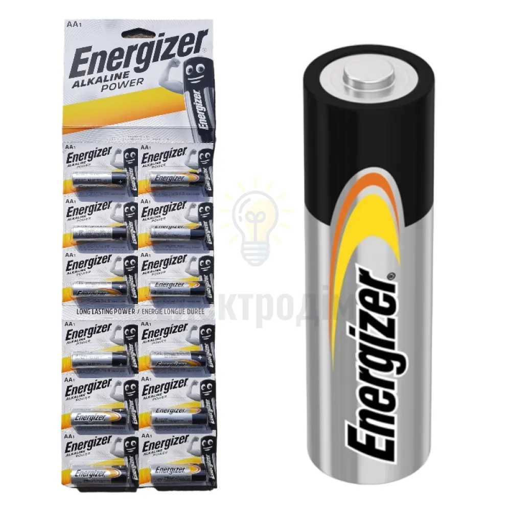 Батарейка ENERGIZER AA/LR06 Alk Power multiblister уп. 12шт ціна за 1 шт. 6548462 