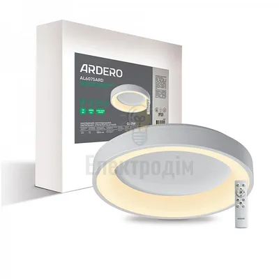 AL6075ARD 72W коло 4820Lm 2700K-6500K 450*80mm GLOW 80257 — купити в Електродім