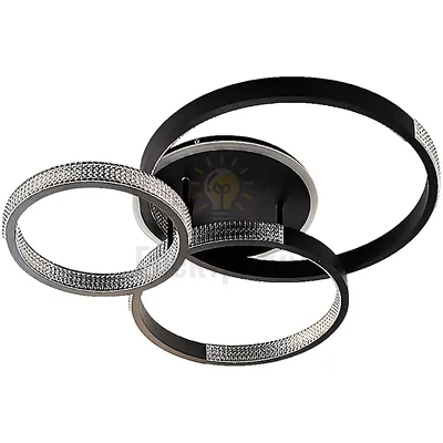 LED світильник VELMAX V-CL-ELEGANCE-R, 2*45W, 3000K-6500K, 5400Lm, пульт ДК 23-46-74 — купити в Електродім