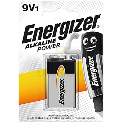 Батарейка лужна 9V/6LR61 Energizer 6429572 — купити в Електродім